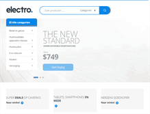 Tablet Screenshot of electro.be
