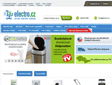 Tablet Screenshot of electro.cz